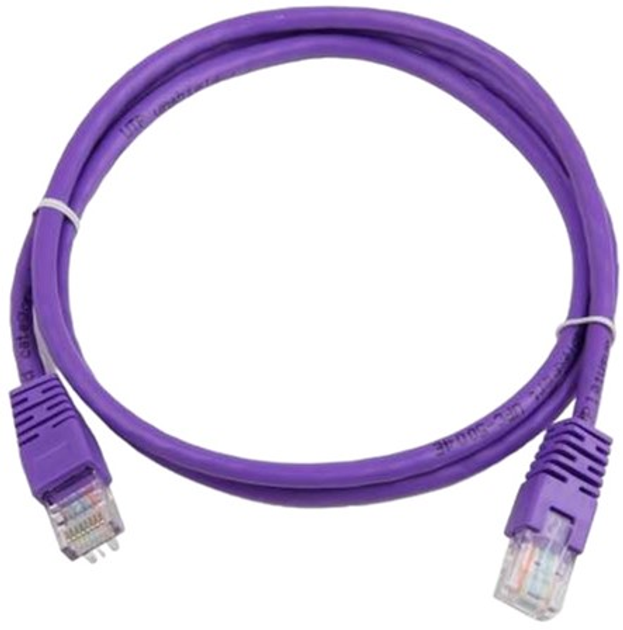 Patchcord Gembird UTP PP12 Cat 5e RJ-45 2 m Purple (8716309077934) - obraz 1