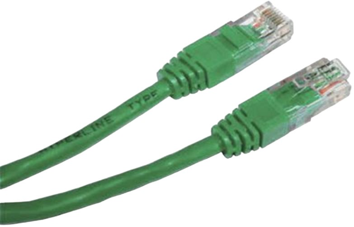 Patchcord Gembird UTP PP12 Cat 5e RJ-45 1.5 m Green (8716309078139) - obraz 1