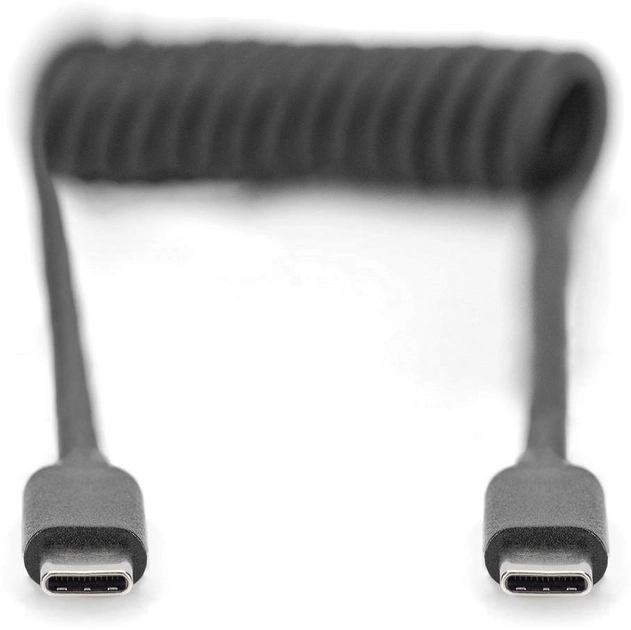 Kabel Digitus USB Type-C – USB Type-C 60W 1 m Black (4016032482550) - obraz 2