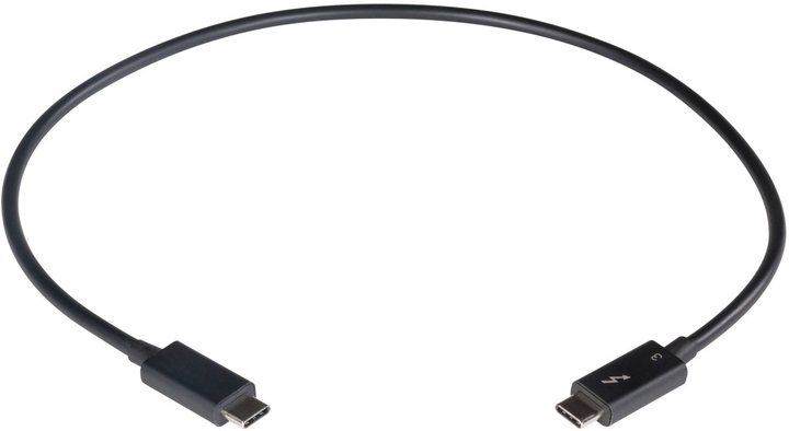 Kabel Delock Thunderbolt 3 – Thunderbolt 3 1.5 m Black (4043619848461) - obraz 2