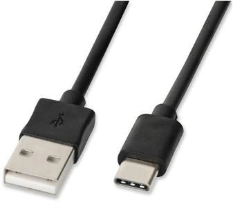 Kabel iBOX USB Type-A – USB Type-C 1 m Black (5901443052432) - obraz 1