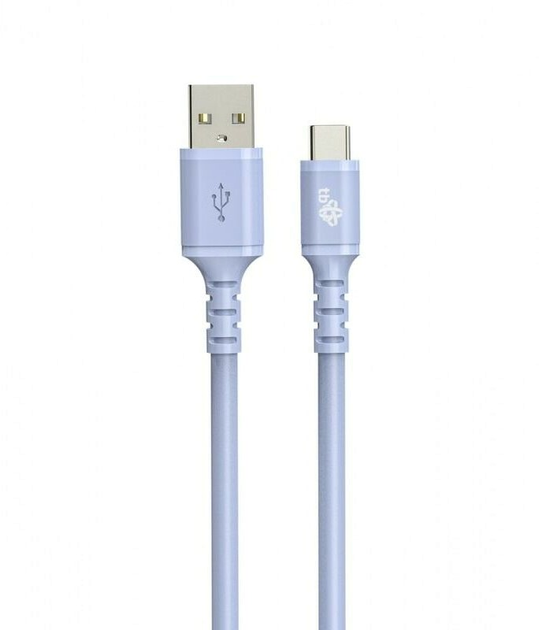 Kabel TB USB Type-A – USB Type-C 1 m Violet (5901500508995) - obraz 1