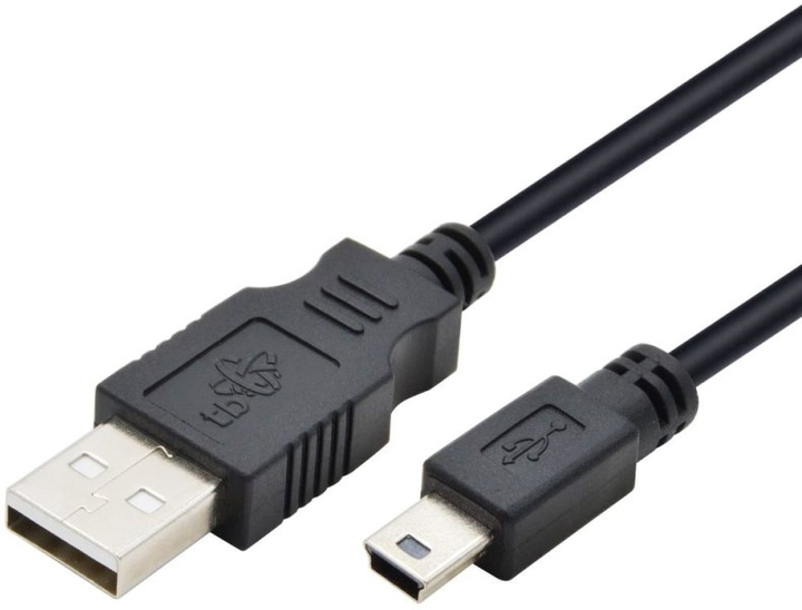 Kabel TB USB Type-A – mini-USB 1.8 m Black (5902002071406) - obraz 1