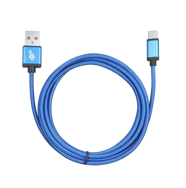 Kabel TB USB Type-A – USB Type-C 2 m Blue (5902002117999) - obraz 2