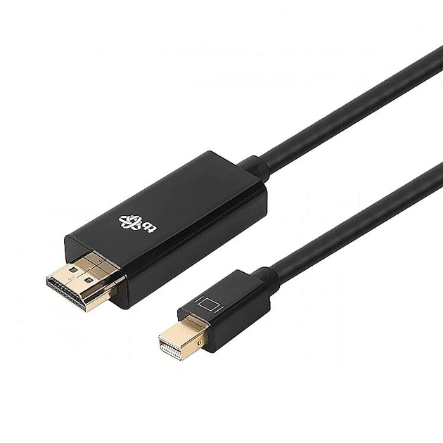 Kabel TB HDMI – mini DisplayPort 4k 30 Hz 1.8 m Black (5902002145602) - obraz 1