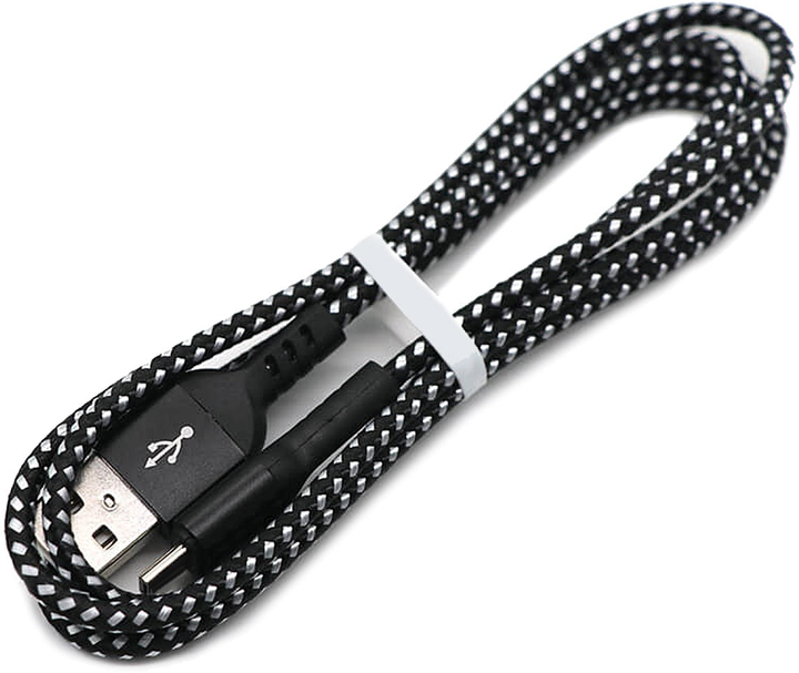 Кабель Maclean USB-A – USB Type-C 2.4A Fast Charge 2 м Black (5902211124498) - зображення 2