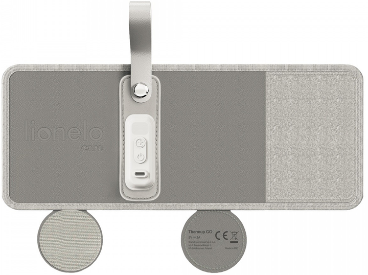 Підігрівач пляшечок Lionelo Thermup Go Grey Silver 5.2x10.5 см (5903771701648) - зображення 2