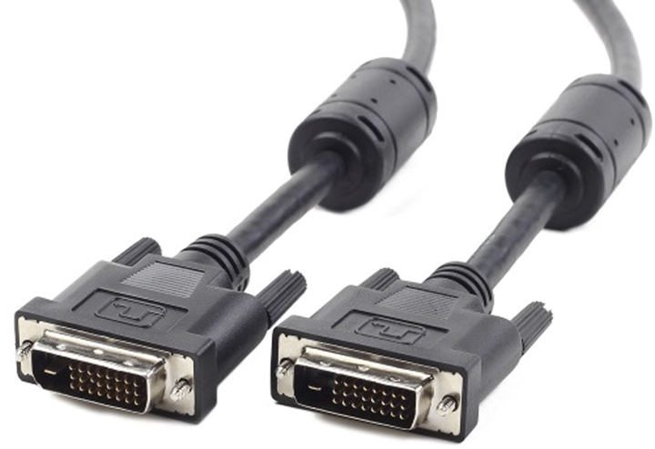 Кабель Cablexpert DVI Dual-Link (24+1) 1.8 м Black (8716309081542) - зображення 1