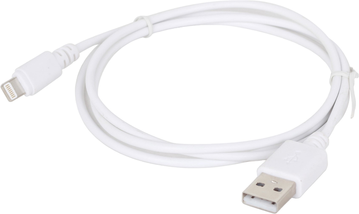 Kabel Gembird USB Type-A 2.0 – Lightning 2 m White (8716309095518) - obraz 1