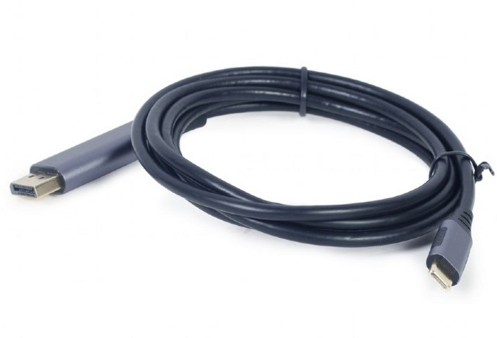 Kabel Gembird USB Type-C – DisplayPort 1.8 m Black (8716309121415) - obraz 2