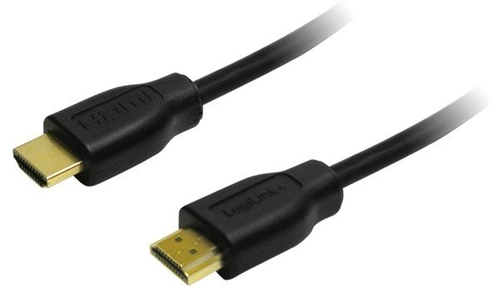 Kabel LogiLink HDMI – HDMI v1.4 10 m Gold (4040849318870) - obraz 1