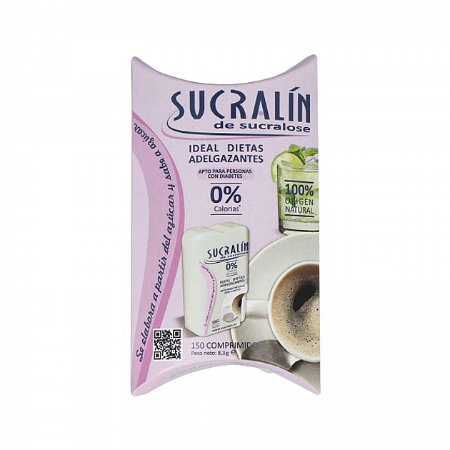 Зaмінник цукру Sucralose Sweetener 100 тaблеток (8437011498021) - зображення 1