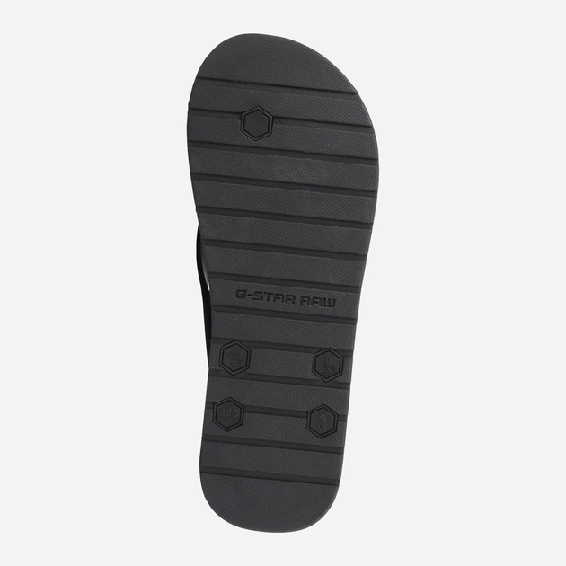 Klapki japonki męskie G-Star Raw DIRIK BSC 2314-059201-0999 41 26.5 cm Czarne (8720656736215) - obraz 5