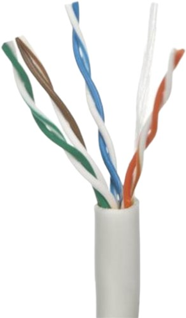 Кабель Alantec U/UTP Cat 5e Fca 26/7 AWG PVC 305 м Grey (5901738551428) - зображення 1