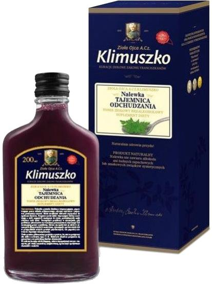 Suplement diety Klimuszko Nalewka Wspierająca Zgrabna Sylwetkę 200 ml (5900588004801) - obraz 1
