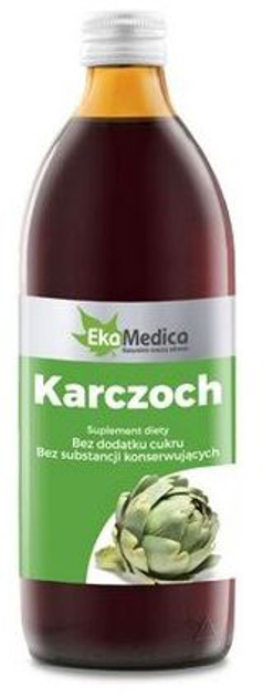 Sok naturalny Ekamedica Artichoke 500 ml (5902596671389) - obraz 1