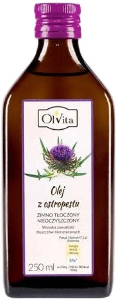 Suplement diety Olvita Olej z ostropestu zimno tłoczony 250 ml (5902841302594) - obraz 1