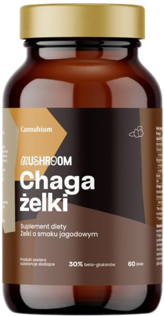 Suplement diety Cannabium Mushroom Chaga 60 żelek (5903268552531) - obraz 1