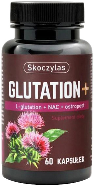 Suplement diety Skoczylas Glutation + NAC + Ostropest 60 kapsułek (5903631208720) - obraz 1