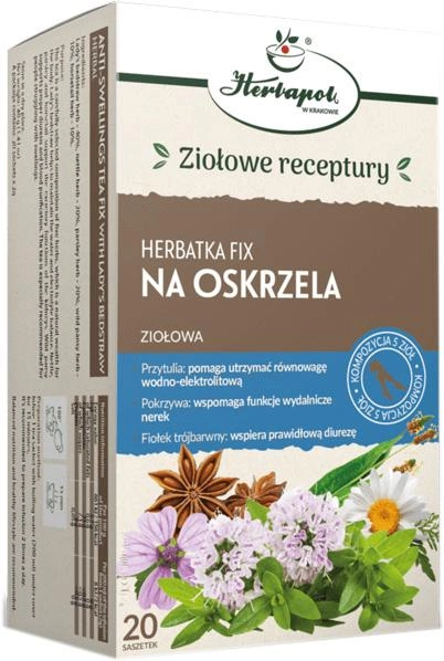 Herbatka ziołowa Herbapol Fix Na Oskrzela 20 stz (5903850020141) - obraz 1