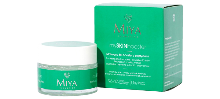 Żel-booster do twarzy Miya Cosmetics mySKINbooster matujący z peptydami 50 ml (5906395957767) - obraz 1