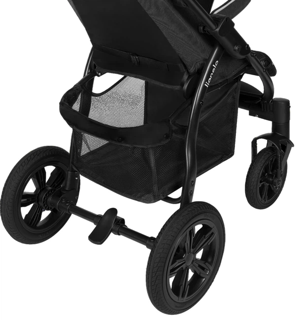 Wózek dla dzieci Lionelo Anner Tour Black Carbon (5903771703062) - obraz 3