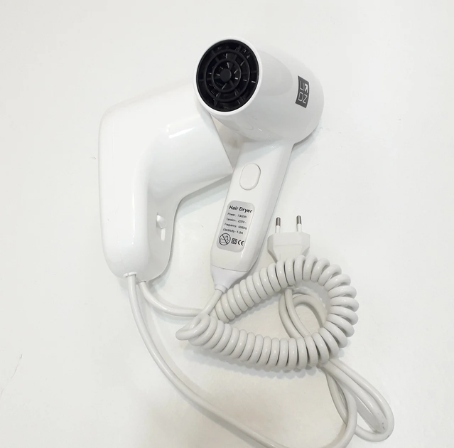 Фен настінний Lidz (WHI)-130.01.91 1000 Вт - зображення 5