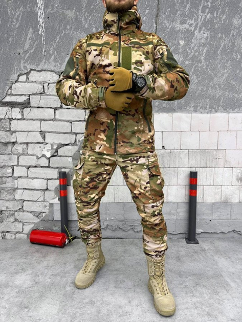 Тактический костюм Softshell мультикам harslan размер 3XL - изображение 1