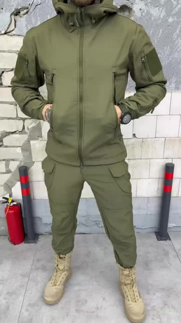 Костюм SOFTSHELL oliva розмір L - зображення 2