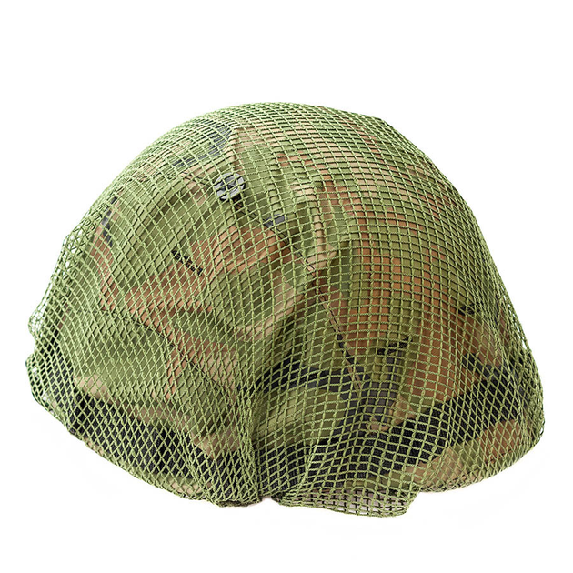 Сеть маскировочная на шлем каску тактическая универсальная для силовых структур Brotherhood Зеленая (OR.M_140) - изображение 1