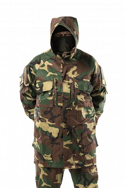 Куртка тактическая износостойкая облегченная для силовых структур Gorka Вудленд 60-62/182-188 (OR.M_2700) - изображение 1