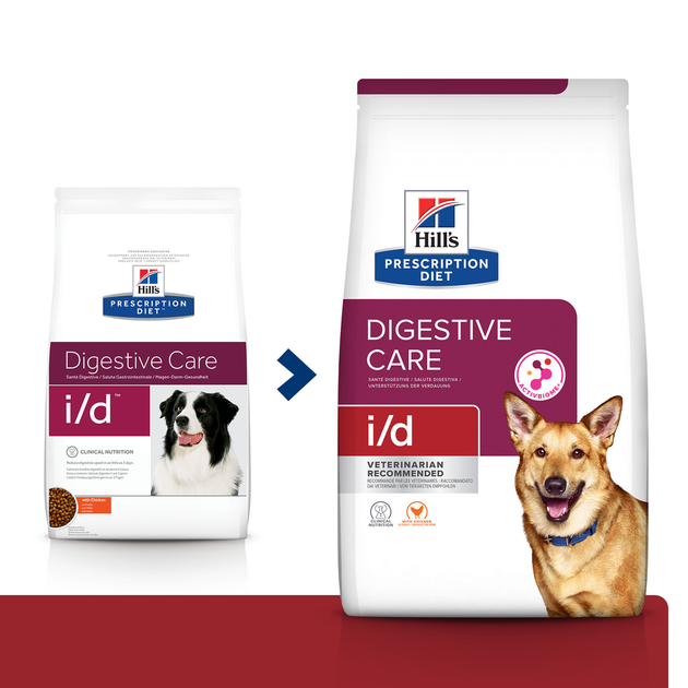 Сухий корм HILL'S Prescription Diet Canine i/d 12кг - Фото 2 Сухий корм HILL'S Prescription Diet Canine i/d 12кг - зображення 2