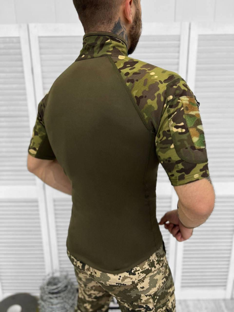 Тактична сорочка убакс з коротким рукавом котон+стрейч Мультикам XL - зображення 2