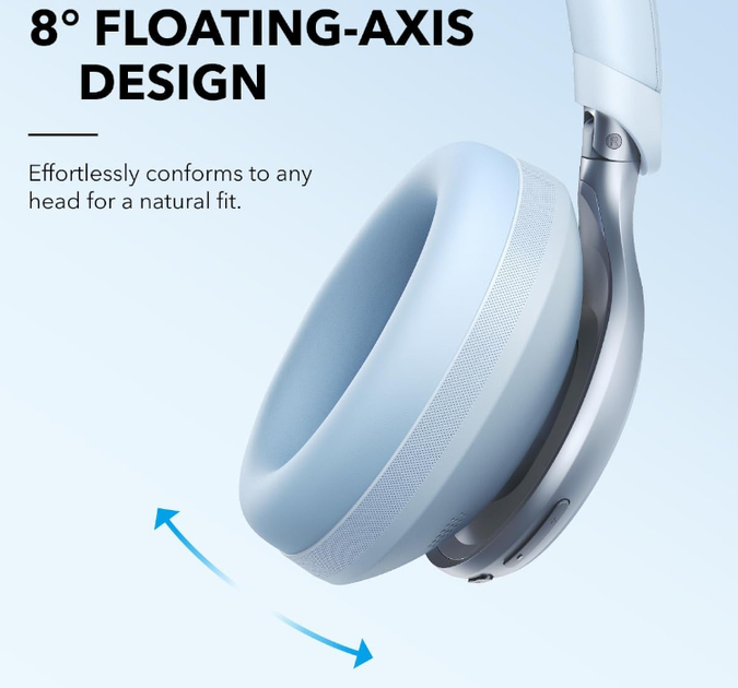 Навушники Anker SoundCore Space One Sky Blue купити в