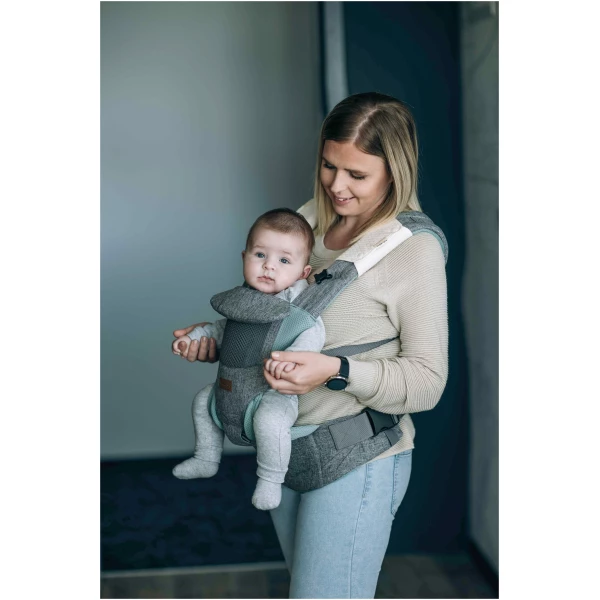 Сумка-кенгуру FreeON Easy Move 3 в 1, сірий - Фото 2 Сумка-кенгуру FreeON Easy Move 3 в 1, сірий - зображення 2