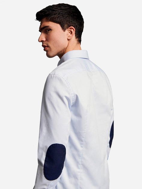 Рубашка мужская Reserved YV034-05X 2XL Светло-синяя (5903559860833 ...