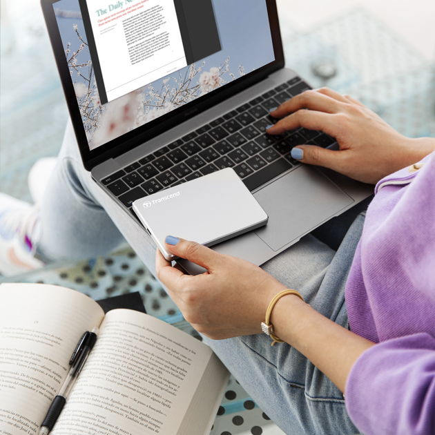 Жорсткий диск Transcend StoreJet 25C3S 1TB TS1TSJ25C3S 2.5" USB Type-C External - зображення 6