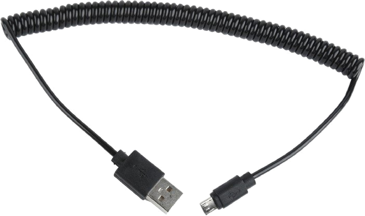 Kabel Cablexpert USB - MicroUSB 1.8 m Czarny (CC-mUSB2C-AMBM-6) - obraz 1