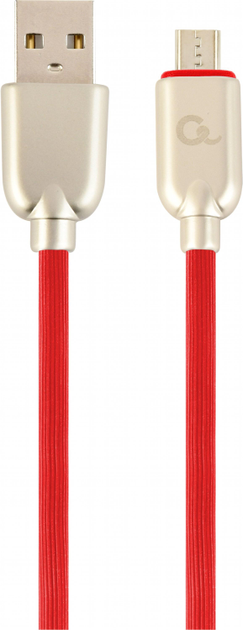 Kabel Cablexpert USB - MicroUSB 1 m Czerwony (CC-USB2R-AMmBM-1M-R) - obraz 1
