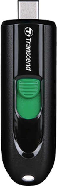 Флеш пам'ять USB Transcend JetFlash 790C 64Gb USB Type-C Black/Green (TS64GJF790C) - зображення 1