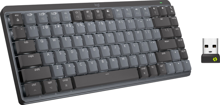 Клавіатура бездротова Logitech MX Mechanical Mini Minimalist Graphite (920-010782) - зображення 1