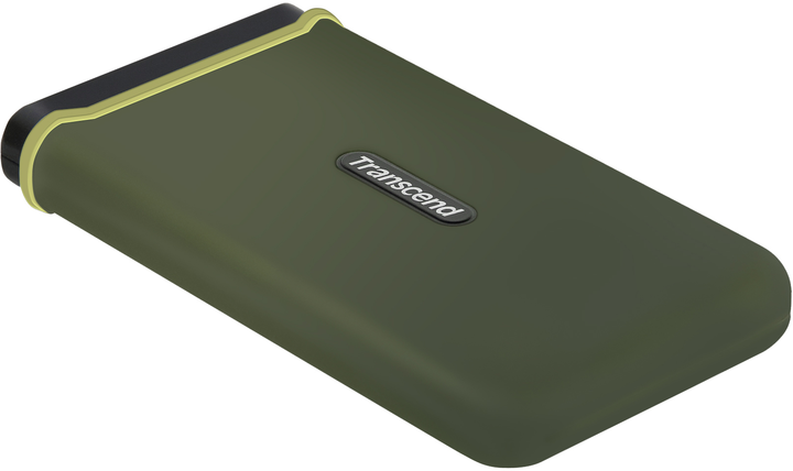 Dysk SSD Transcend ESD380C 2TB USB 3.1 Type-C 3D NAND TLC Military Green (TS2TESD380C) Zewnętrzny - obraz 5