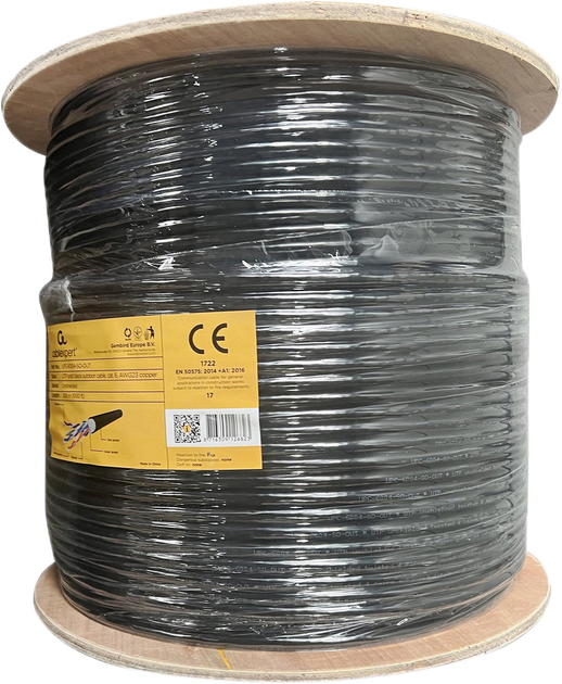 Кабель Cablexpert UPC-6004-SO-OUT CAT6, одножильна, мідь, AWG23, неекранована - зображення 1