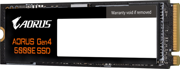 Dysk SSD Gigabyte Aorus Gen4 5000E 1TB M.2 NVMe PCIe 4.0 x4 3D NAND (TLC) (AG450E1024-G) - obraz 3