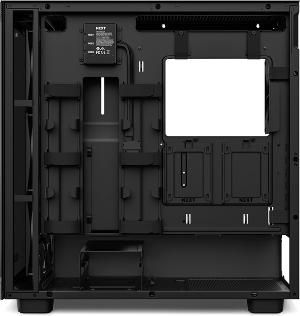Obudowa NZXT H Series H7 Elite 2023 Edition ATX Mid Tower Chassis All Black color (CM-H71EB-02) - obraz 4