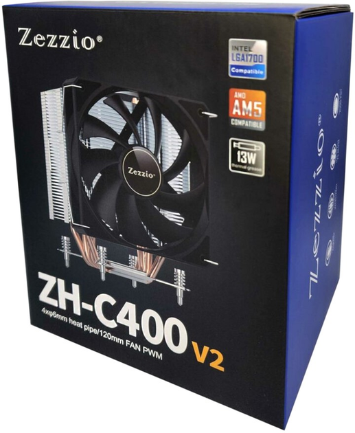 Кулер Zezzio ZH-C400 V2 - изображение 7