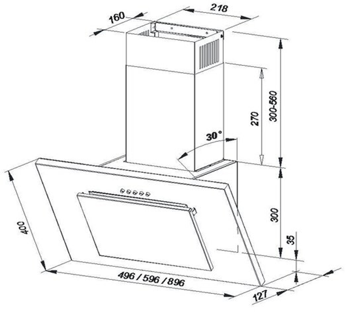 Okap kuchenny Maan Vertical P 2 60 (AGDMA2OKA0061) - obraz 6