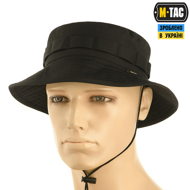 Панама M-TAC Rip-Stop Black Size 61 - зображення 1