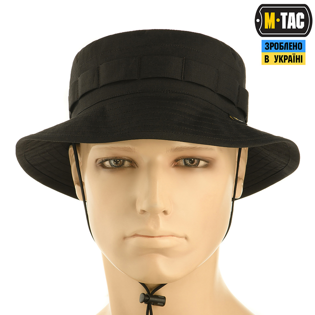 Панама M-TAC Rip-Stop Black Size 61 - изображение 2