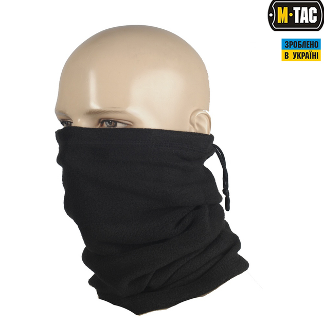 Шарф труба з затяжкою фліс M-Tac BLK - изображение 1